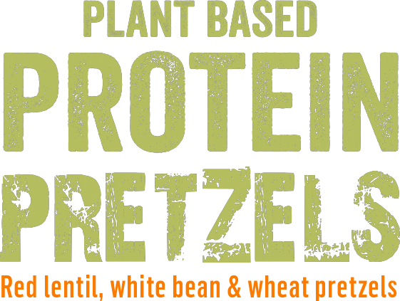 Plant based protein pretzels